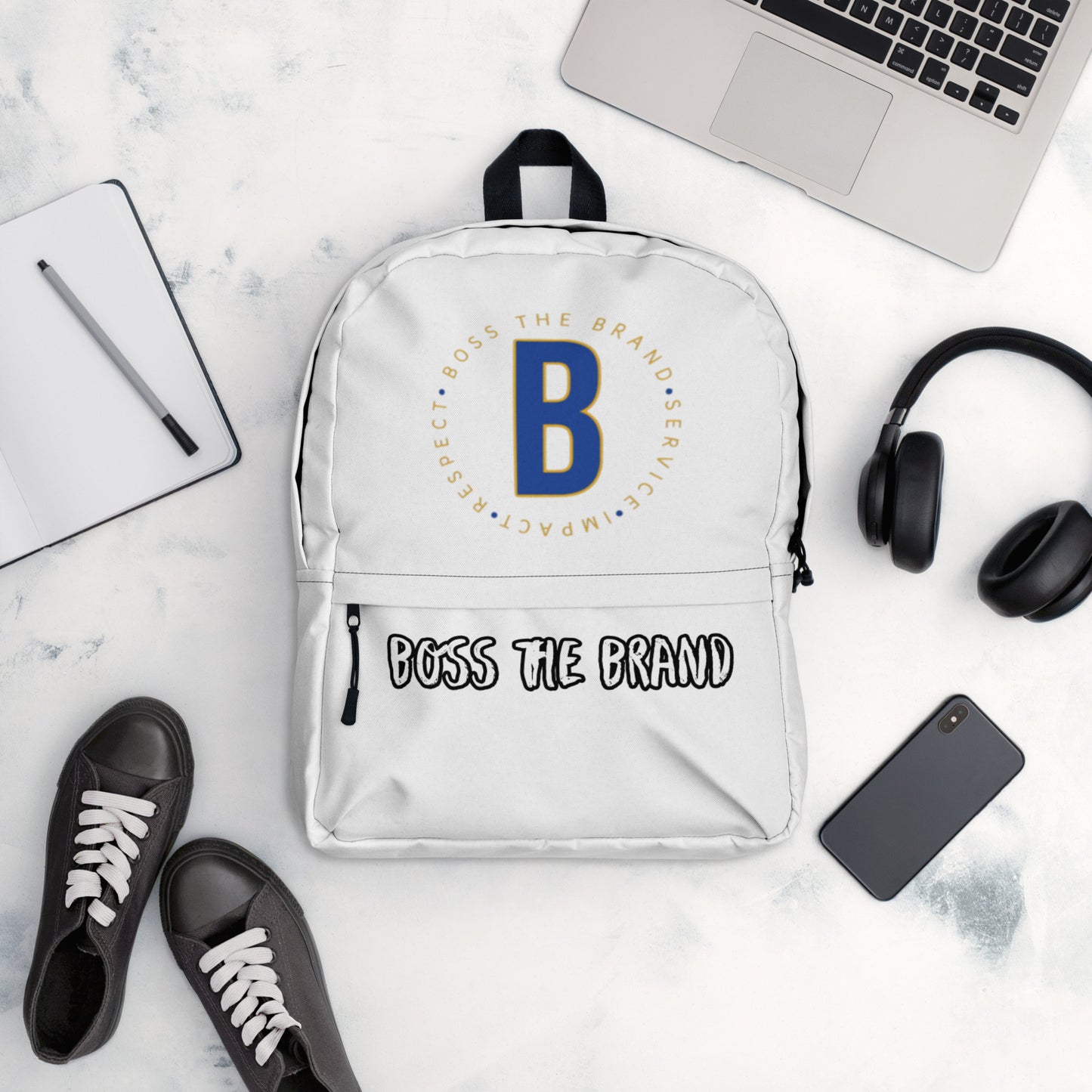 White Boss Backpack